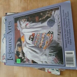 Leisure Arts Magazine with Cross-Stitch Cover
